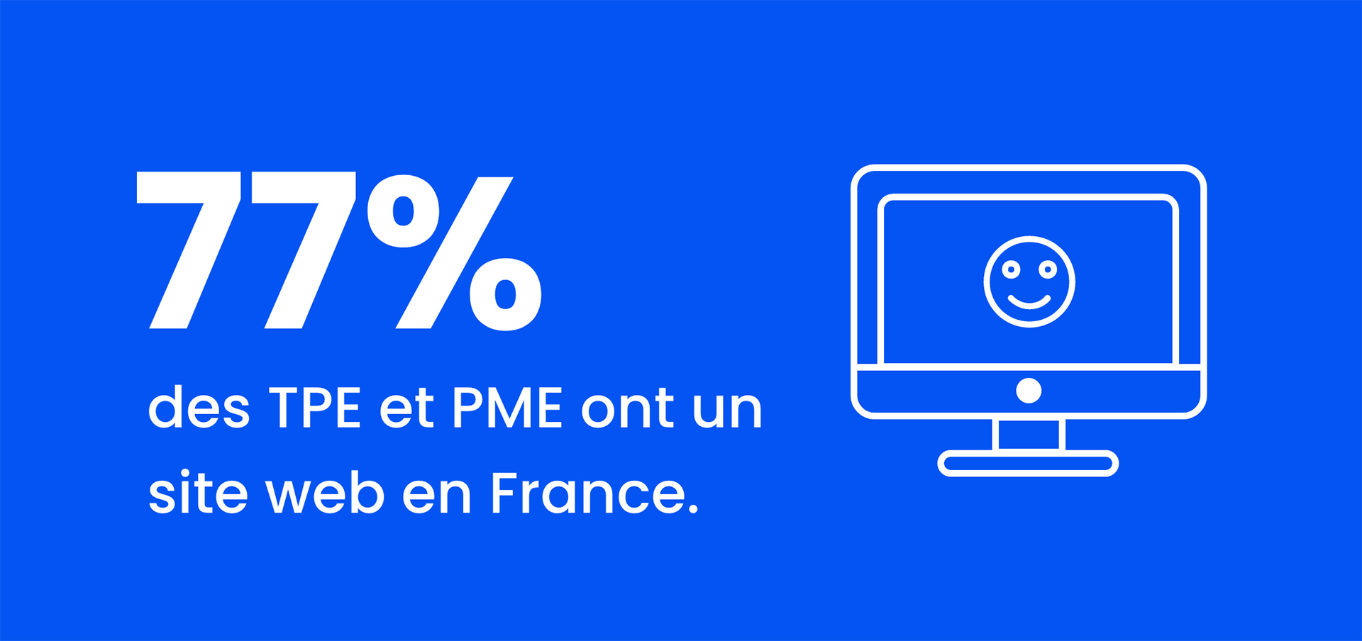 Visuel 77% Création de Site Web