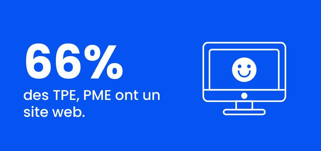 chiffres nombres de tpe, pme qui ont un site web