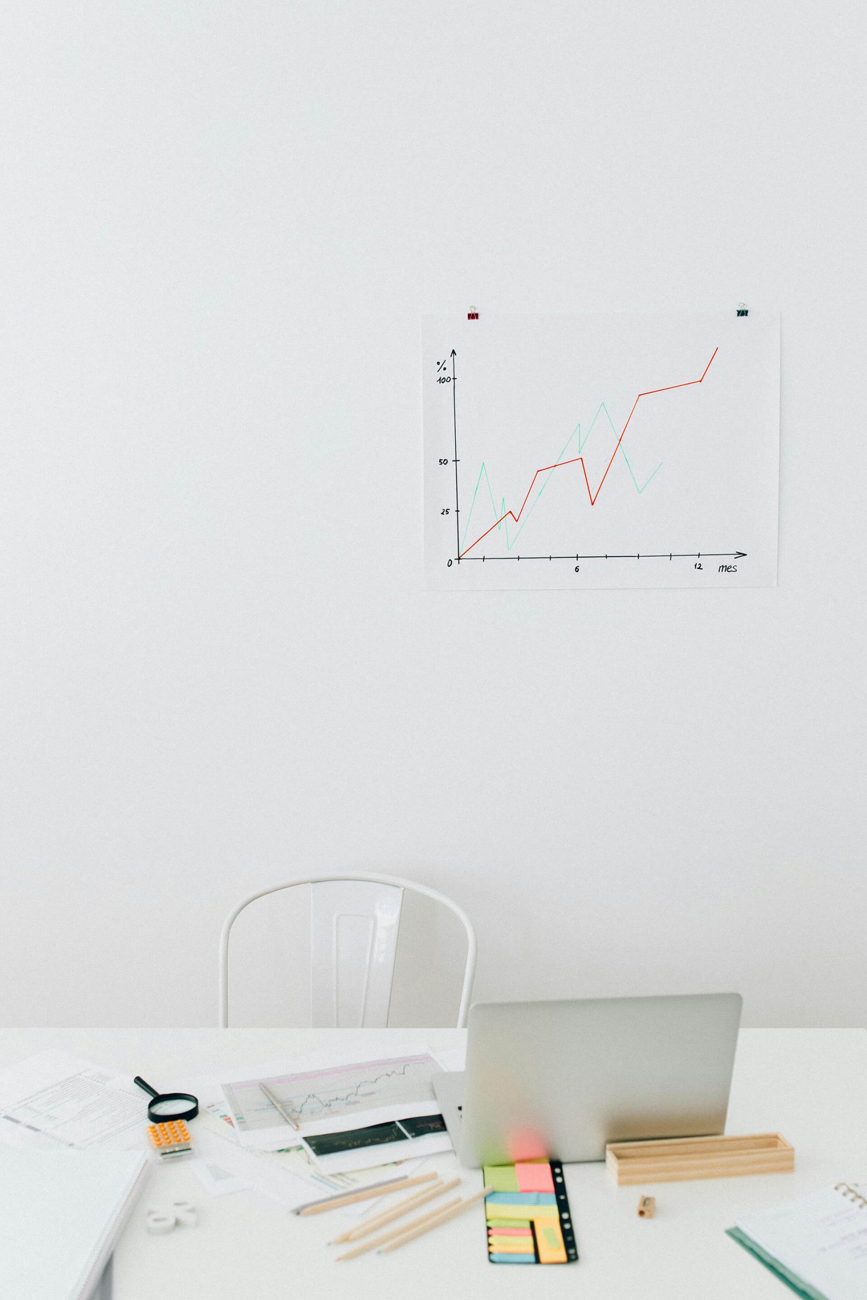 photo de graphique croissant grâce au personal branding