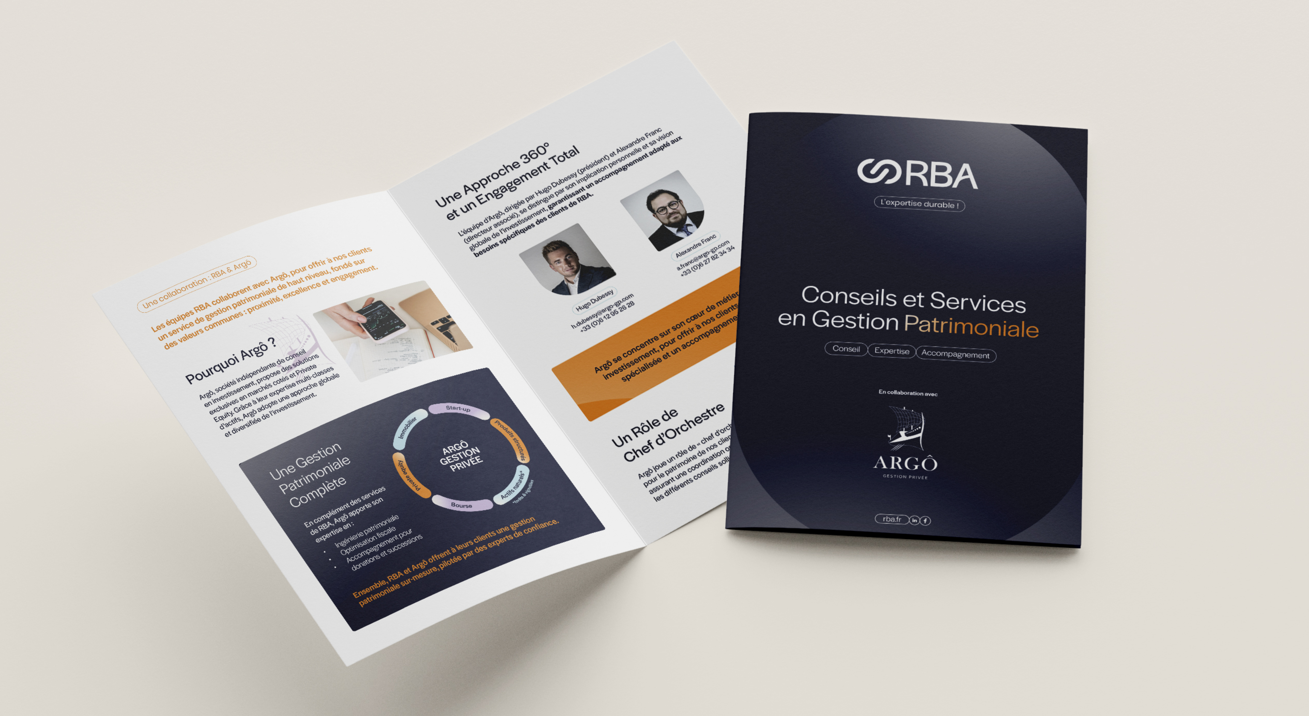 Nouvelle brochure conçue selon la nouvelle identité visuelle RBA