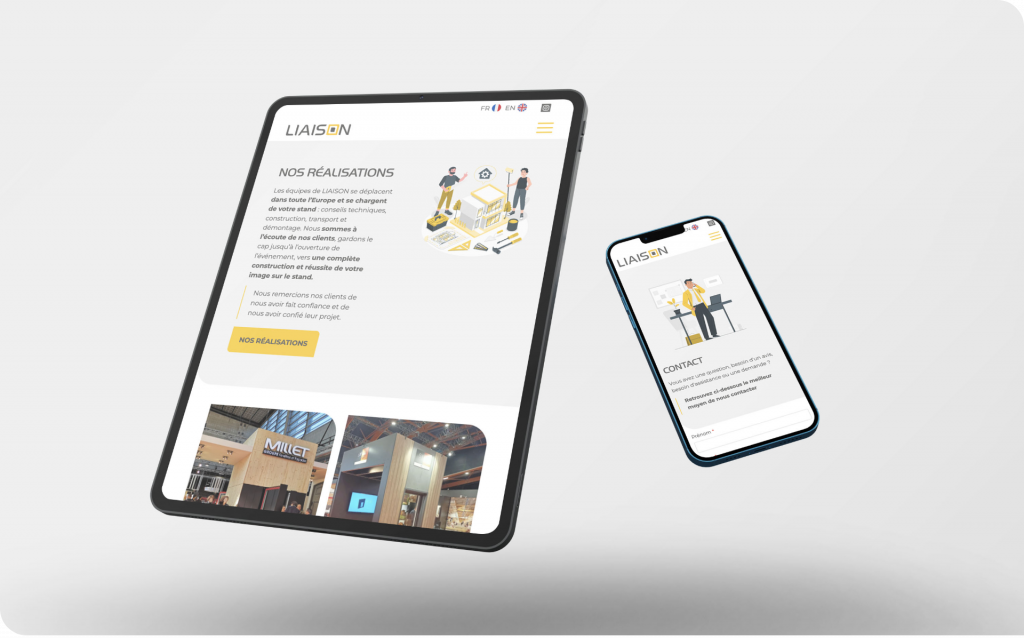 Site web Liaison - responsive